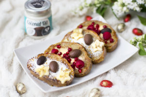 Pain perdu à la noix de coco
