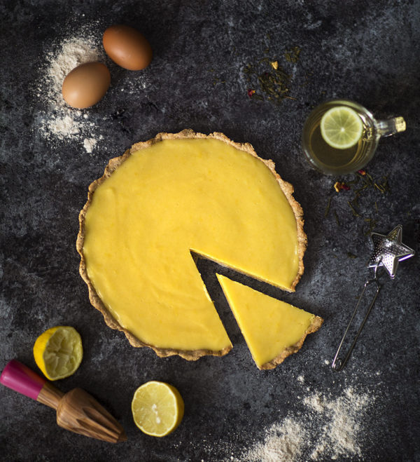 Tarte au citron sans gluten et sans sucre