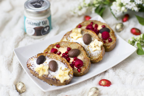 Pain perdu à la noix de coco