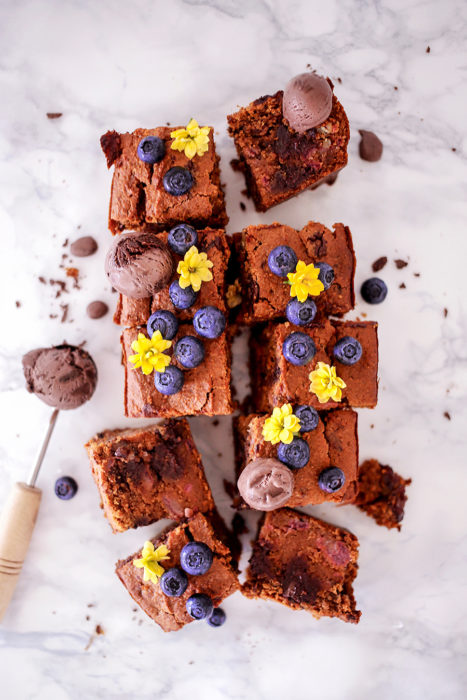Brownie au chocolat vegan, sans gluten et sans sucres ajoutés