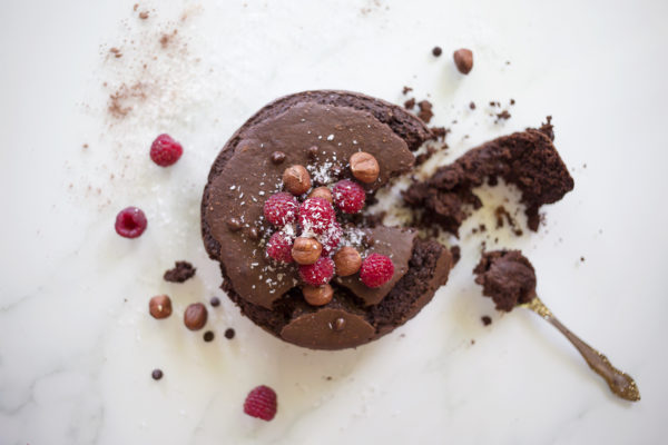 Moelleux au chocolat noir et fève tonka sans gluten