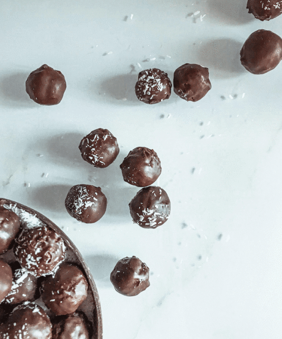 Bonbons à la noix de coco et chocolat façon Bounty