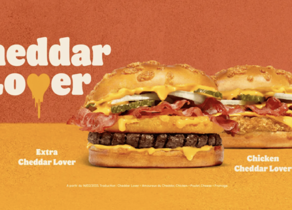 BURGER KING - CHEDDAR LOVER