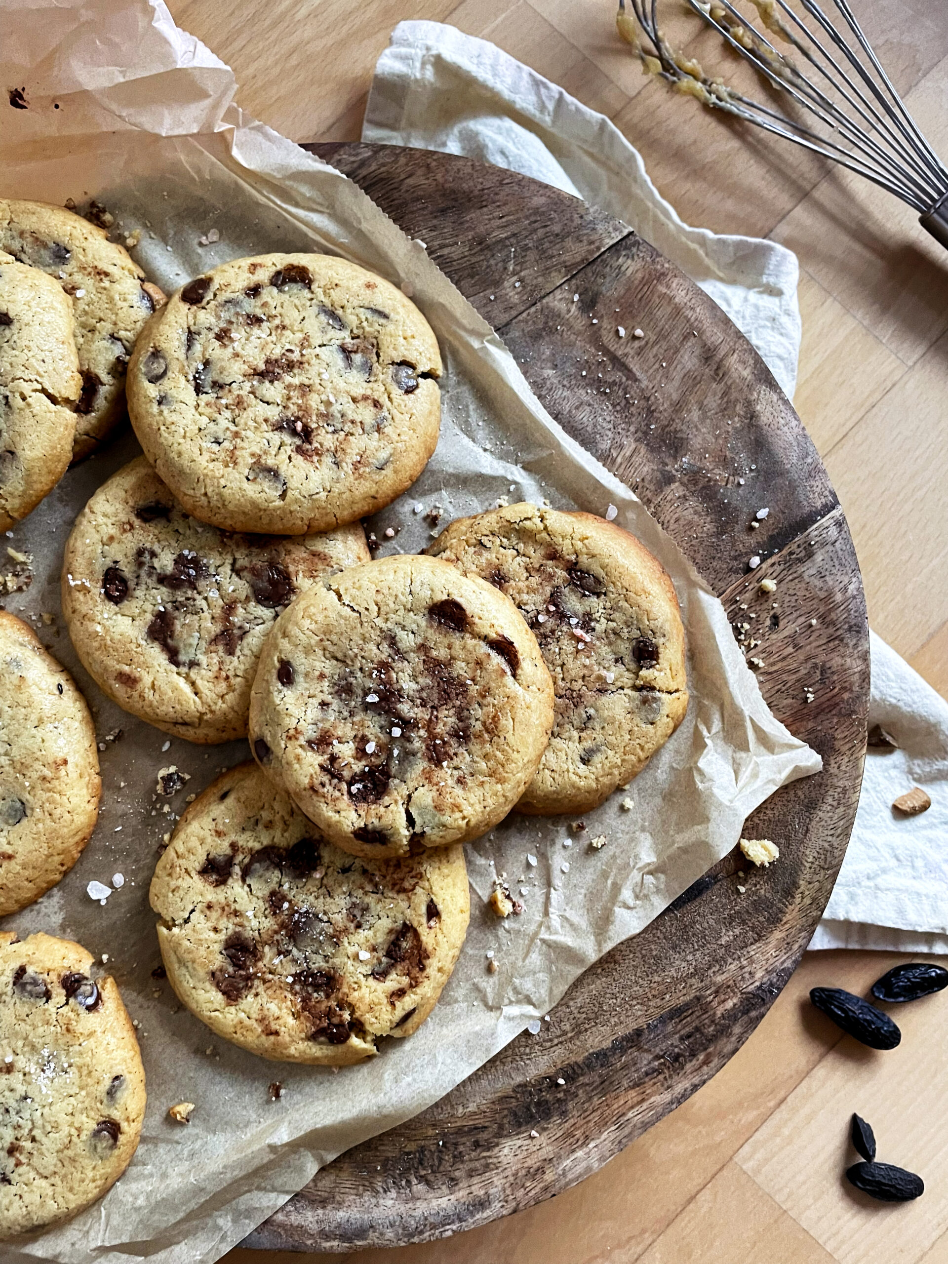 Recette Cookies de Noël chocolat vanille fève tonka - Elina Kostryukova